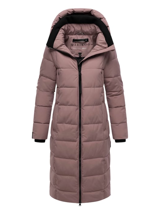 Abrigo acolchado de invierno Marikoo Lanitaa XVI para mujer con capucha desmontable - Image 1