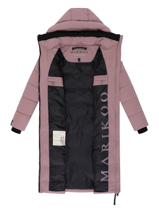 Abrigo acolchado de invierno Marikoo Lanitaa XVI para mujer con capucha desmontable - Image 4