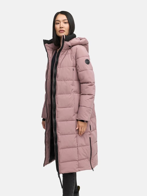 Abrigo acolchado de invierno Marikoo Lanitaa XVI para mujer con capucha desmontable - Image 6