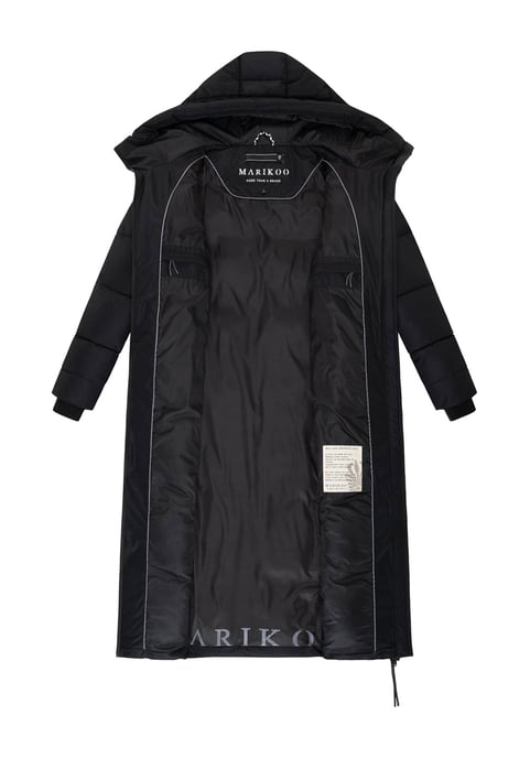 Abrigo acolchado de invierno Marikoo Firella para mujer con capucha y cremallera bidireccional - Image 4