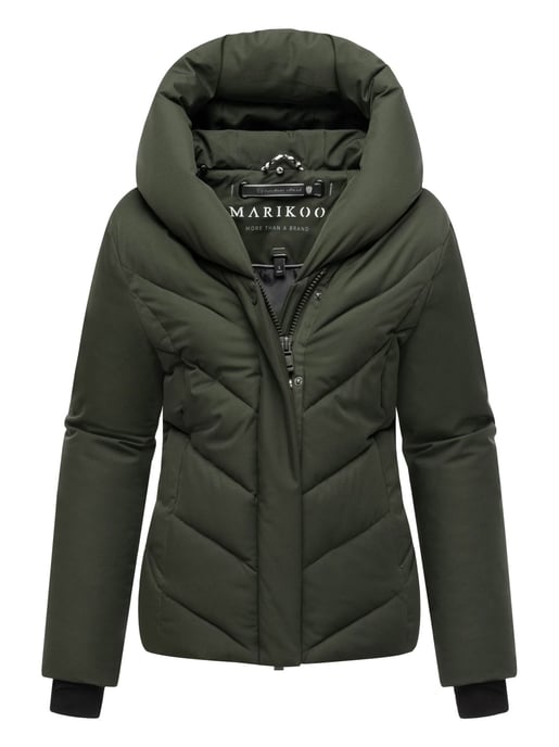 Chaqueta acolchada de invierno Marikoo Nadiraa para mujer con diseño 2 en 1 y capucha - Image 2