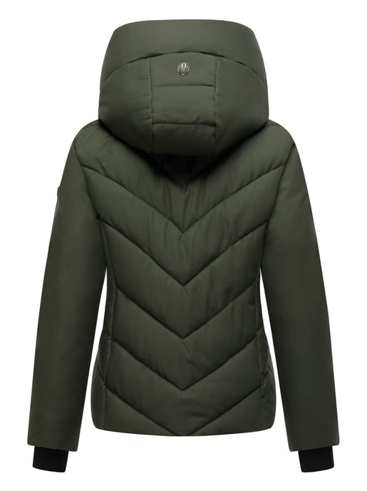 Chaqueta acolchada de invierno Marikoo Nadiraa para mujer con diseño 2 en 1 y capucha - Image 4