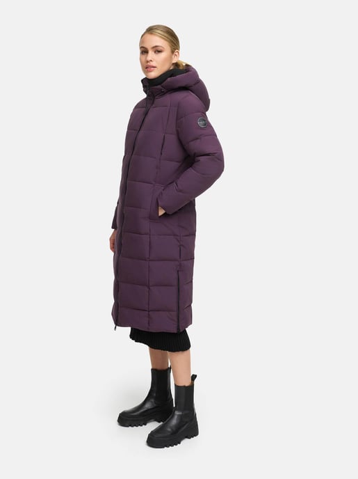 Abrigo acolchado de invierno Marikoo Lanitaa XVI para mujer con capucha desmontable - Image 5