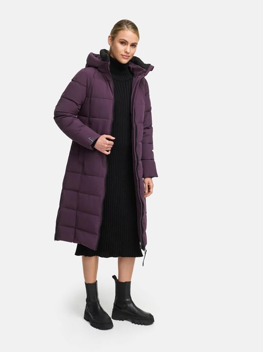 Abrigo acolchado de invierno Marikoo Lanitaa XVI para mujer con capucha desmontable - Image 6