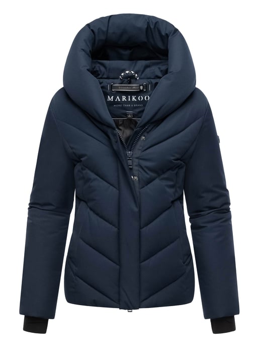 Chaqueta acolchada de invierno Marikoo Nadiraa para mujer con diseño 2 en 1 y capucha - Image 2