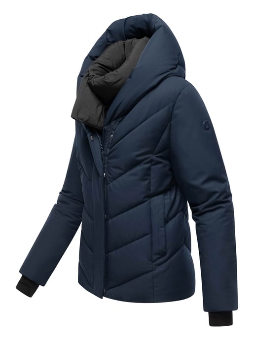 Chaqueta acolchada de invierno Marikoo Nadiraa para mujer con diseño 2 en 1 y capucha - Image 3