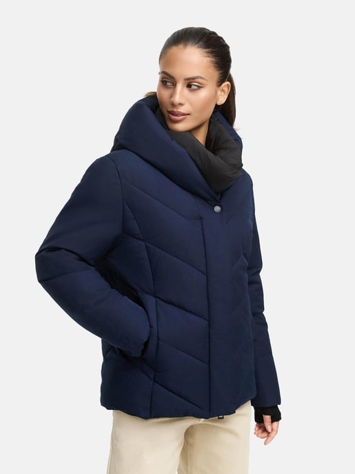 Chaqueta acolchada de invierno Marikoo Nadiraa para mujer con diseño 2 en 1 y capucha - Image 6