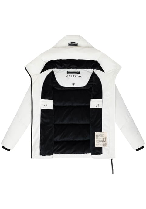 Chaqueta acolchada de invierno Marikoo Kuscheltatze XVI para mujer con capucha - Image 4