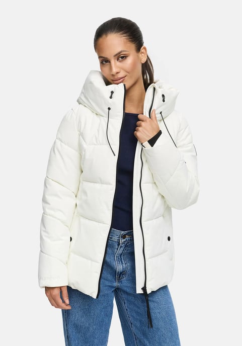 Chaqueta acolchada de invierno Marikoo Kuscheltatze XVI para mujer con capucha - Image 6