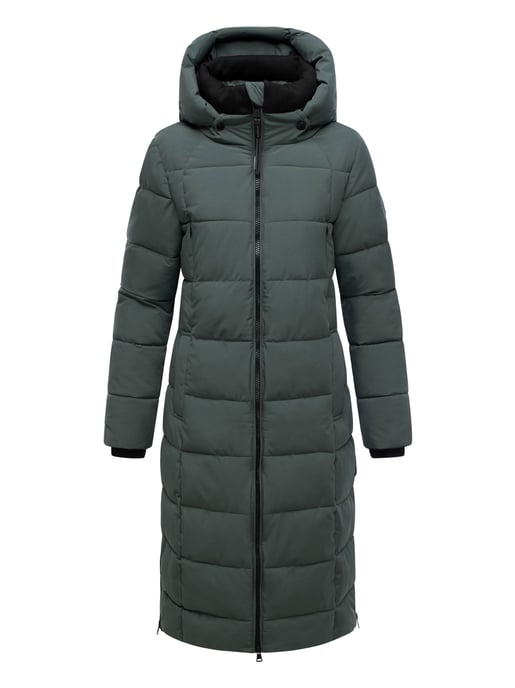 Abrigo acolchado de invierno Marikoo Lanitaa XVI para mujer con capucha desmontable - Image 2