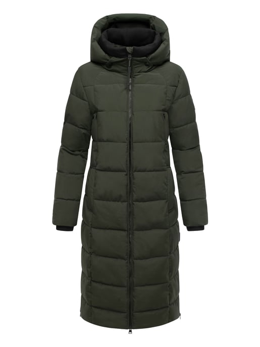 Abrigo acolchado de invierno Marikoo Lanitaa XVI para mujer con capucha desmontable - Image 2