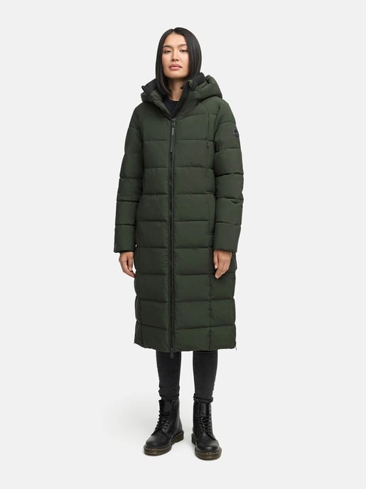 Abrigo acolchado de invierno Marikoo Lanitaa XVI para mujer con capucha desmontable - Image 5