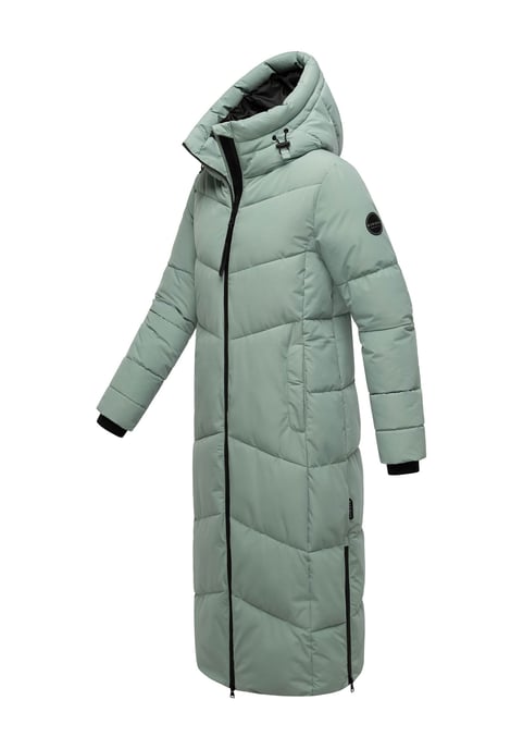 Abrigo acolchado de invierno Marikoo Firella para mujer con capucha y cremallera bidireccional - Image 2