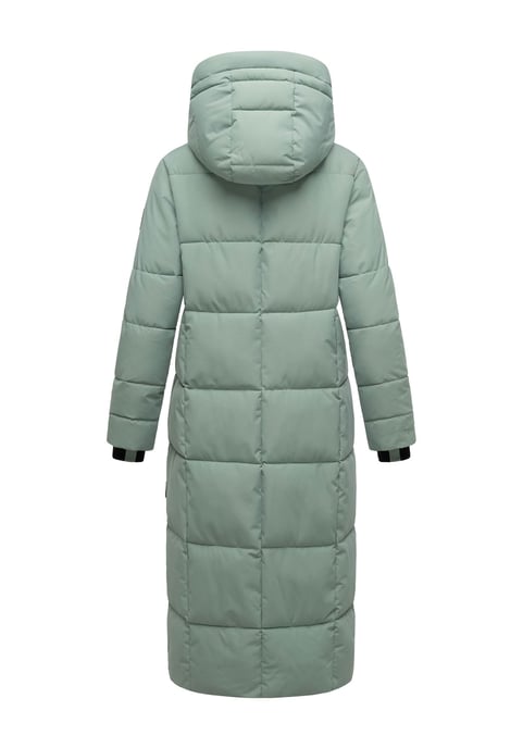 Abrigo acolchado de invierno Marikoo Firella para mujer con capucha y cremallera bidireccional - Image 3