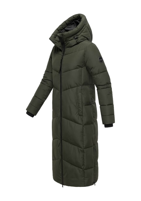 Abrigo acolchado de invierno Marikoo Firella para mujer con capucha y cremallera bidireccional - Image 2