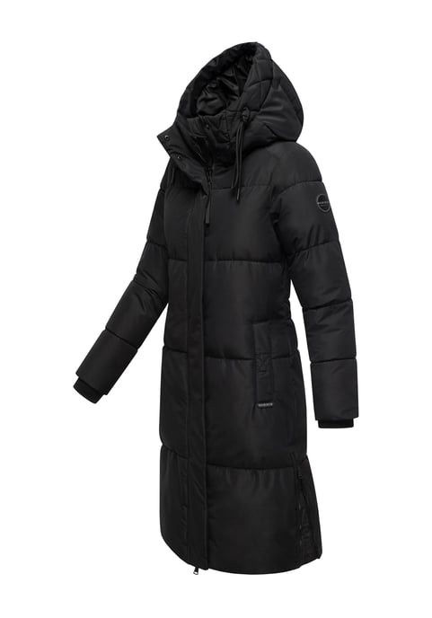 Abrigo acolchado de invierno Marikoo Michikoo para mujer con capucha y bolsillos magnéticos - Image 2