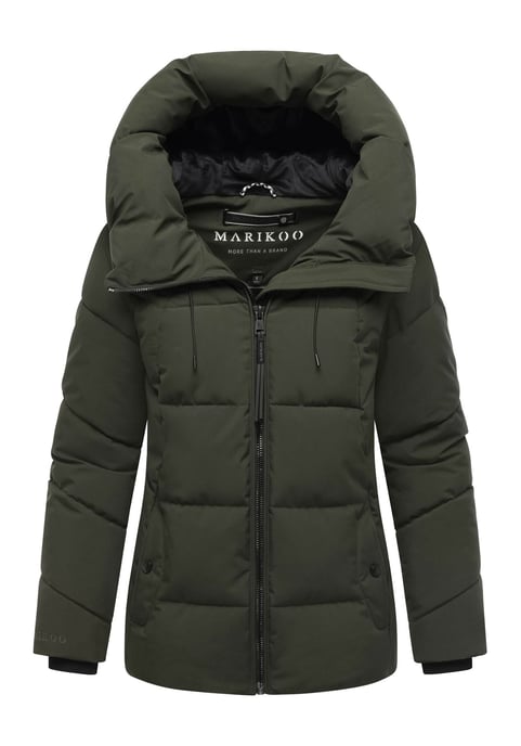 Chaqueta acolchada de invierno Marikoo Kuscheltatze XVI para mujer con capucha - Image 1