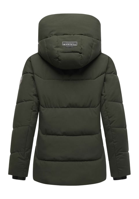 Chaqueta acolchada de invierno Marikoo Kuscheltatze XVI para mujer con capucha - Image 3