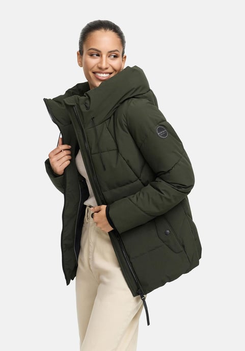 Chaqueta acolchada de invierno Marikoo Kuscheltatze XVI para mujer con capucha - Image 5