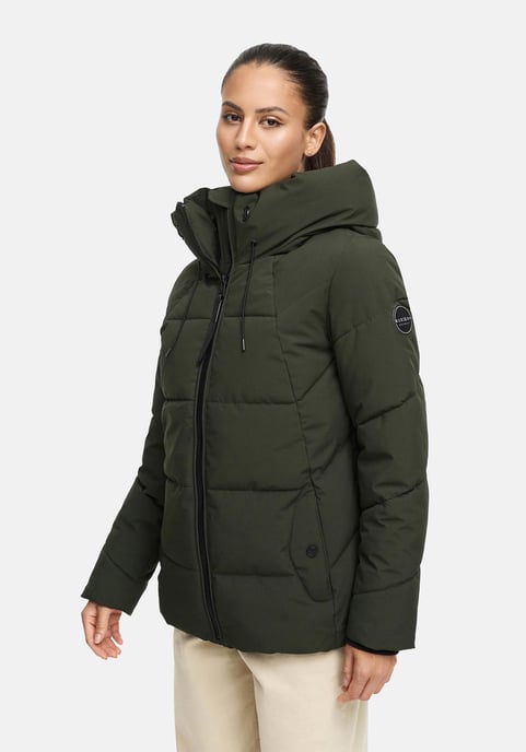 Chaqueta acolchada de invierno Marikoo Kuscheltatze XVI para mujer con capucha - Image 6