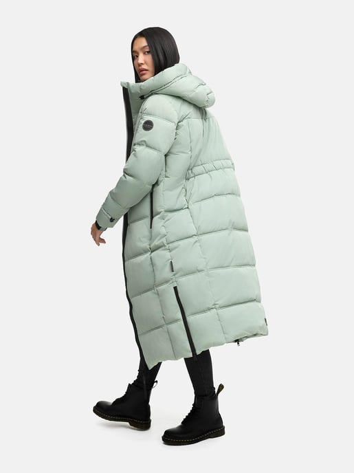 Abrigo acolchado de invierno Marikoo Honiaa XVI para mujer con capucha y bolsillos con cremallera - Image 3
