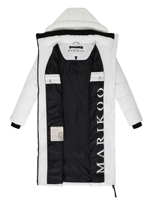 Abrigo acolchado de invierno Marikoo Lanitaa XVI para mujer con capucha desmontable - Image 4