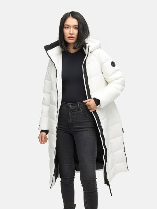 Abrigo acolchado de invierno Marikoo Lanitaa XVI para mujer con capucha desmontable - Image 6
