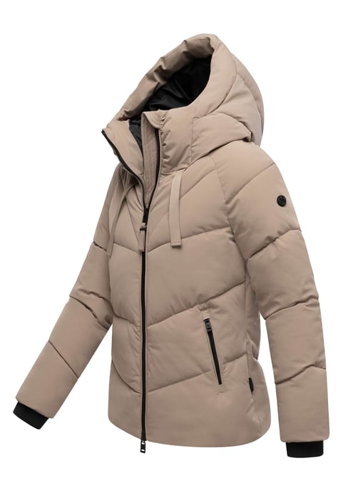 Chaqueta acolchada de invierno Marikoo Kwamee para mujer con capucha y cremallera bidireccional - Image 2