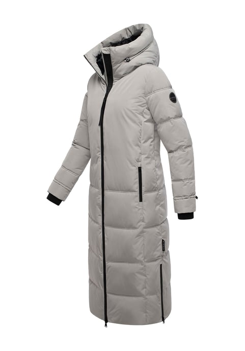 Abrigo acolchado de invierno Marikoo Honiaa XVI para mujer con capucha y bolsillos con cremallera - Image 3