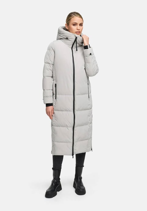 Abrigo acolchado de invierno Marikoo Honiaa XVI para mujer con capucha y bolsillos con cremallera - Image 5