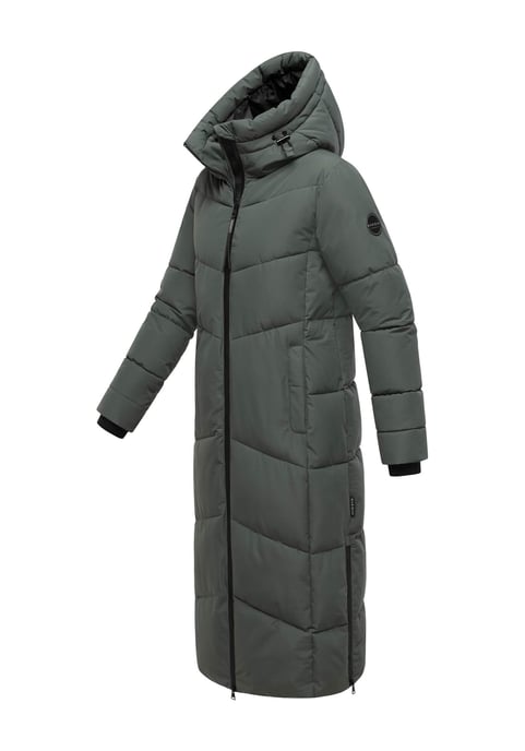 Abrigo acolchado de invierno Marikoo Firella para mujer con capucha y cremallera bidireccional - Image 2