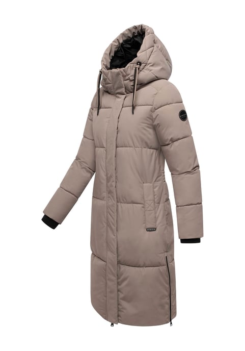 Abrigo acolchado de invierno Marikoo Michikoo para mujer con capucha y bolsillos magnéticos - Image 2