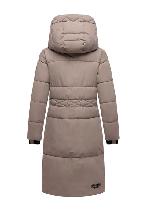 Abrigo acolchado de invierno Marikoo Michikoo para mujer con capucha y bolsillos magnéticos - Image 3