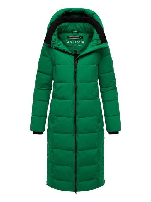 Abrigo acolchado de invierno Marikoo Lanitaa XVI para mujer con capucha desmontable - Image 1