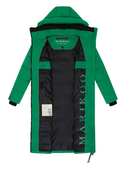 Abrigo acolchado de invierno Marikoo Lanitaa XVI para mujer con capucha desmontable - Image 4