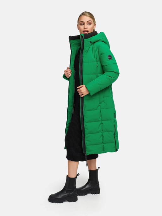 Abrigo acolchado de invierno Marikoo Lanitaa XVI para mujer con capucha desmontable - Image 5