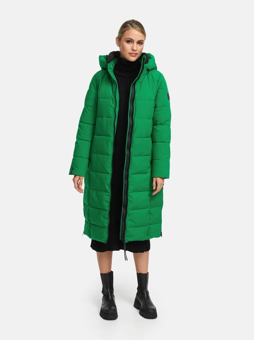 Abrigo acolchado de invierno Marikoo Lanitaa XVI para mujer con capucha desmontable - Image 6