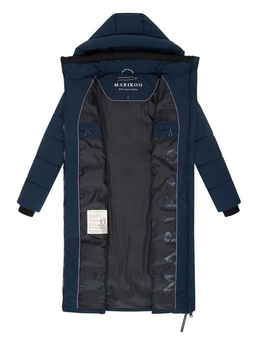 Abrigo acolchado de invierno Marikoo Lanitaa XVI para mujer con capucha desmontable - Image 4