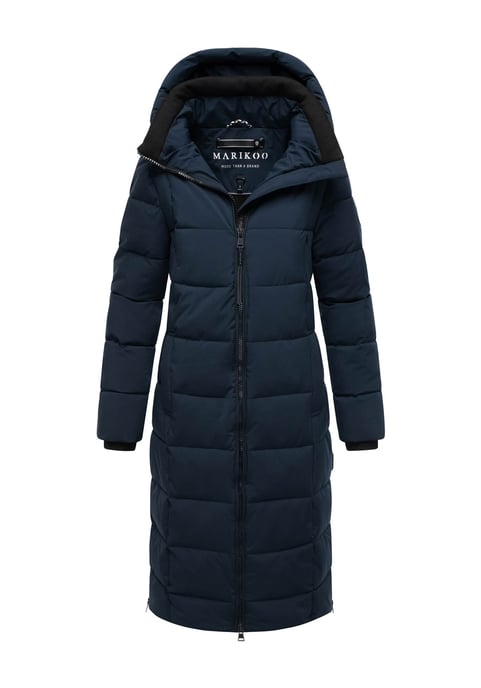 Abrigo acolchado de invierno Marikoo Lanitaa XVI para mujer con capucha desmontable - Image 5