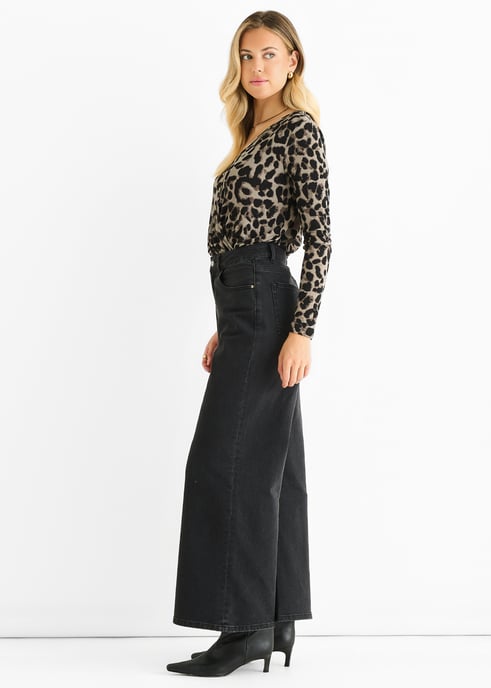 Body gris de punto con estampado animal - Image 3