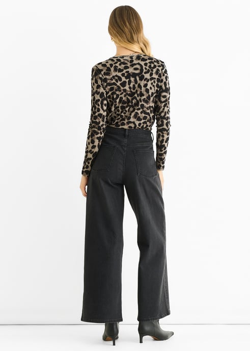 Body gris de punto con estampado animal - Image 4