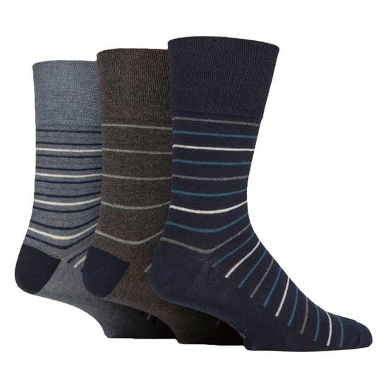 12 Pares de Calcetines de Algodón para Hombre | Calcetines Suaves con Patrón Sin Presión para el Uso Diario - Image 3