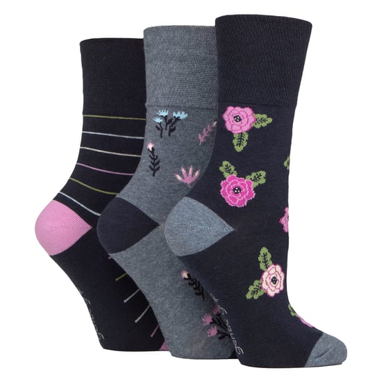 6 Pares de Calcetines de Algodón para Mujeres | Calcetines Suaves de Uso Diario con Diseño y sin Compresión - Image 3