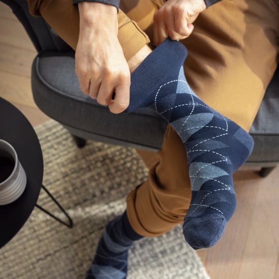 6 Pares de Calcetines de Algodón para Hombres | Calcetines Suaves con Patrones y Sin Compresión para el Uso Diario - Image 4