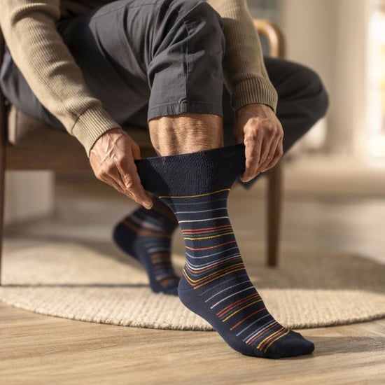 12 Pares de Calcetines de Algodón para Hombre | Calcetines Diarios Suaves y con Diseño sin Apretar - Image 4