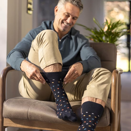 12 Pares de Calcetines de Algodón para Hombre | Calcetines Diarios Suaves y con Diseño sin Apretar - Image 5