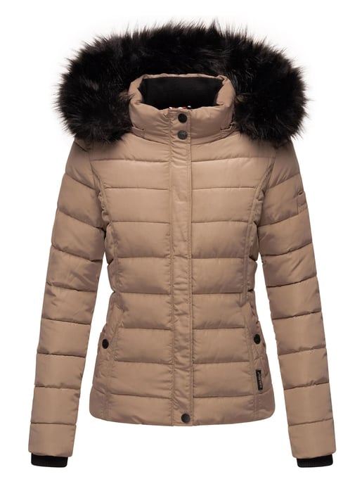 Navahoo Abrigo de Invierno Mujer Miamor – Forro de Borreguito, Capucha & Cuello de Pelo Desmontables - Image 2