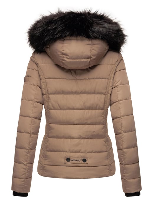 Navahoo Abrigo de Invierno Mujer Miamor – Forro de Borreguito, Capucha & Cuello de Pelo Desmontables - Image 5