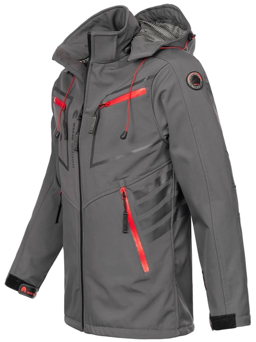 Chaqueta Softshell para Hombre Arctic Seven Gris Oscuro - Image 2