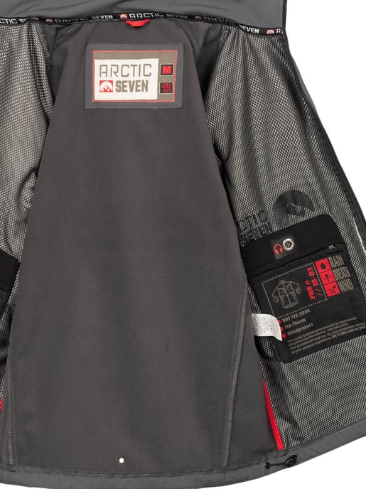 Chaqueta Softshell para Hombre Arctic Seven Gris Oscuro - Image 5